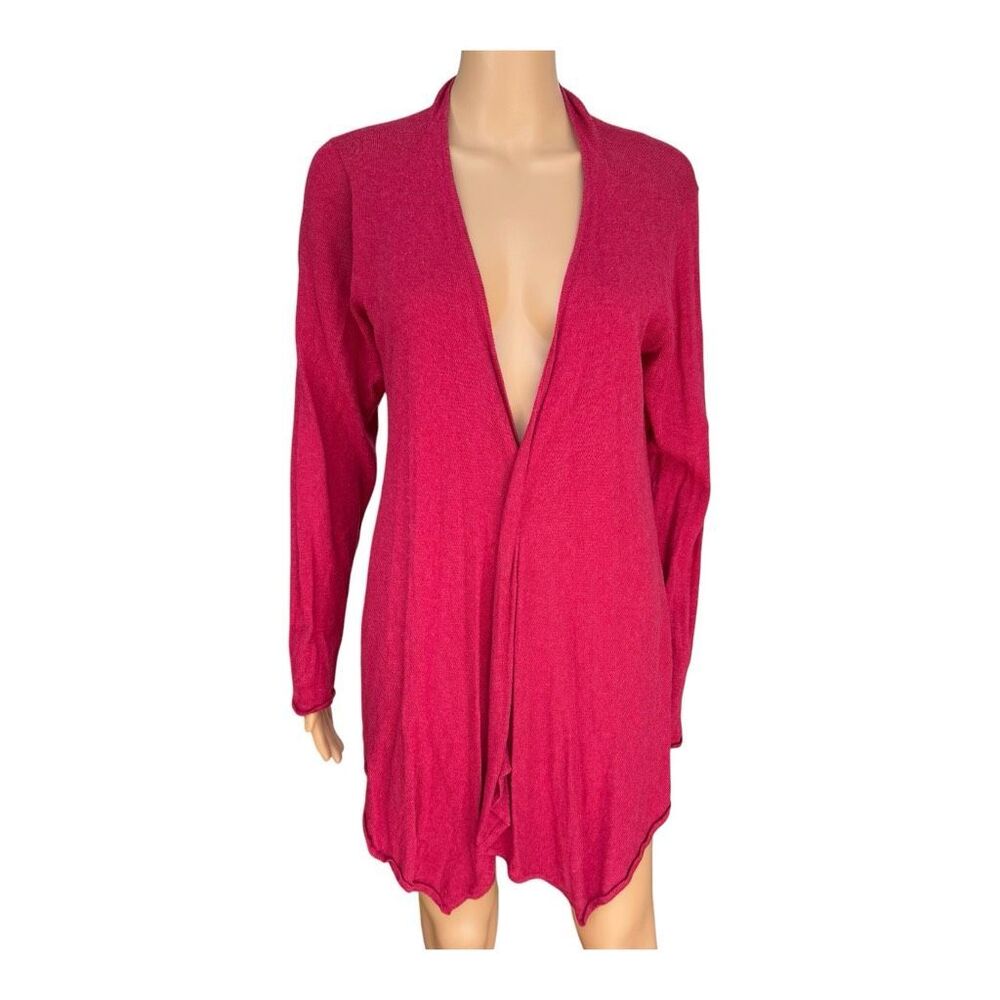 Indigenous Organic Fair Trade Open Front Cardigan 100% Organic Cotton size M